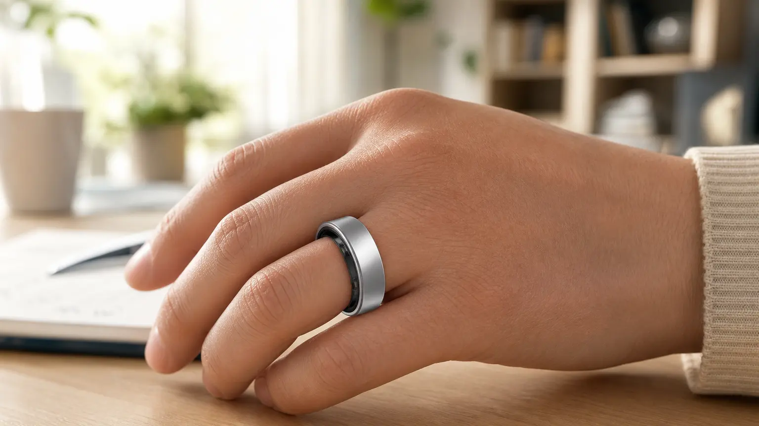 iRingo Pro Smart Ring am Finger – unauffällige Gesundheitsüberwachung